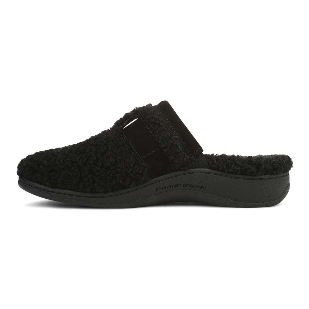 Izzy Slipper - Black