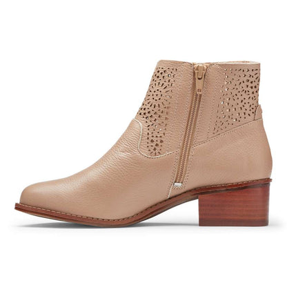 Luciana Ankle Boot - Nude