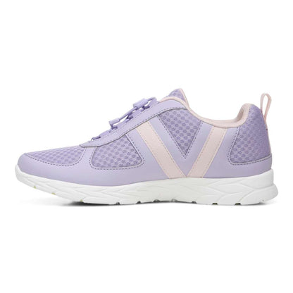 Maren Elastic Lace Sneaker - Lilac