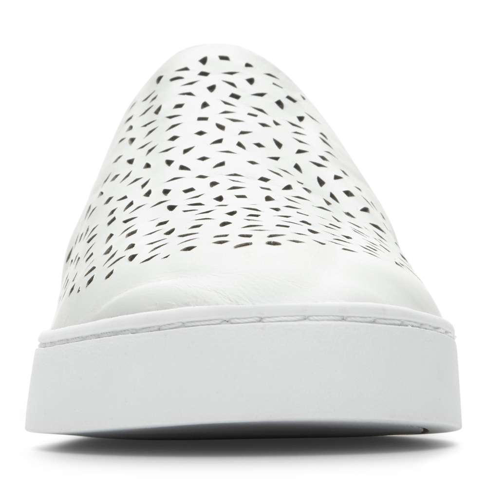 Midi Perf Slip-On Sneaker - White