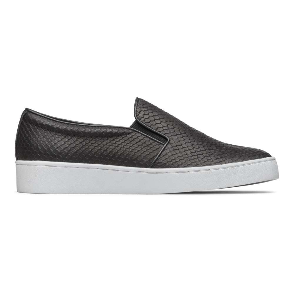 Midi Snake Slip-On - Black Snake