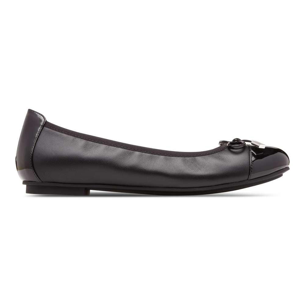 Minna Ballet Flat - Black Patent