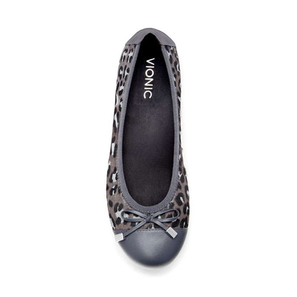 Minna Ballet Flat - Grey Leopard