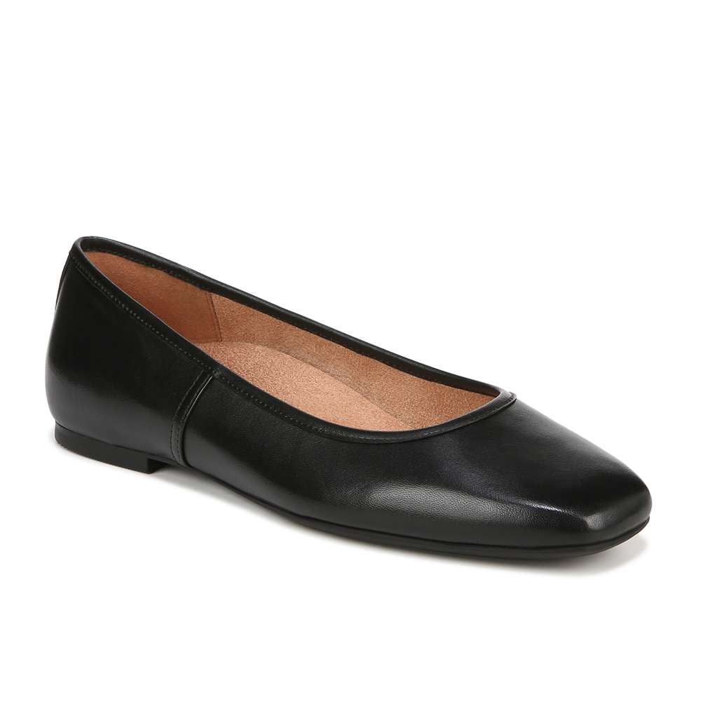 Orinda Ballet Flat - Black Nappa
