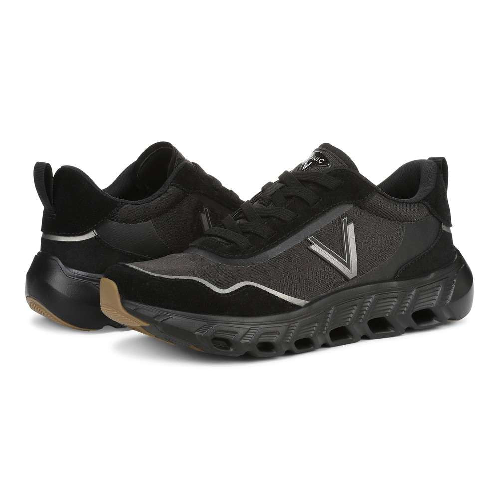 Presley Lace-up Sneaker - Black