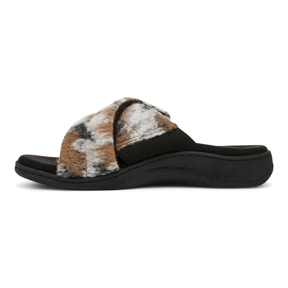 Relax II Slippers - Brown Multi