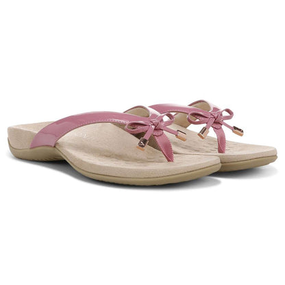 Bella Toe Post Sandal - Rhubarb