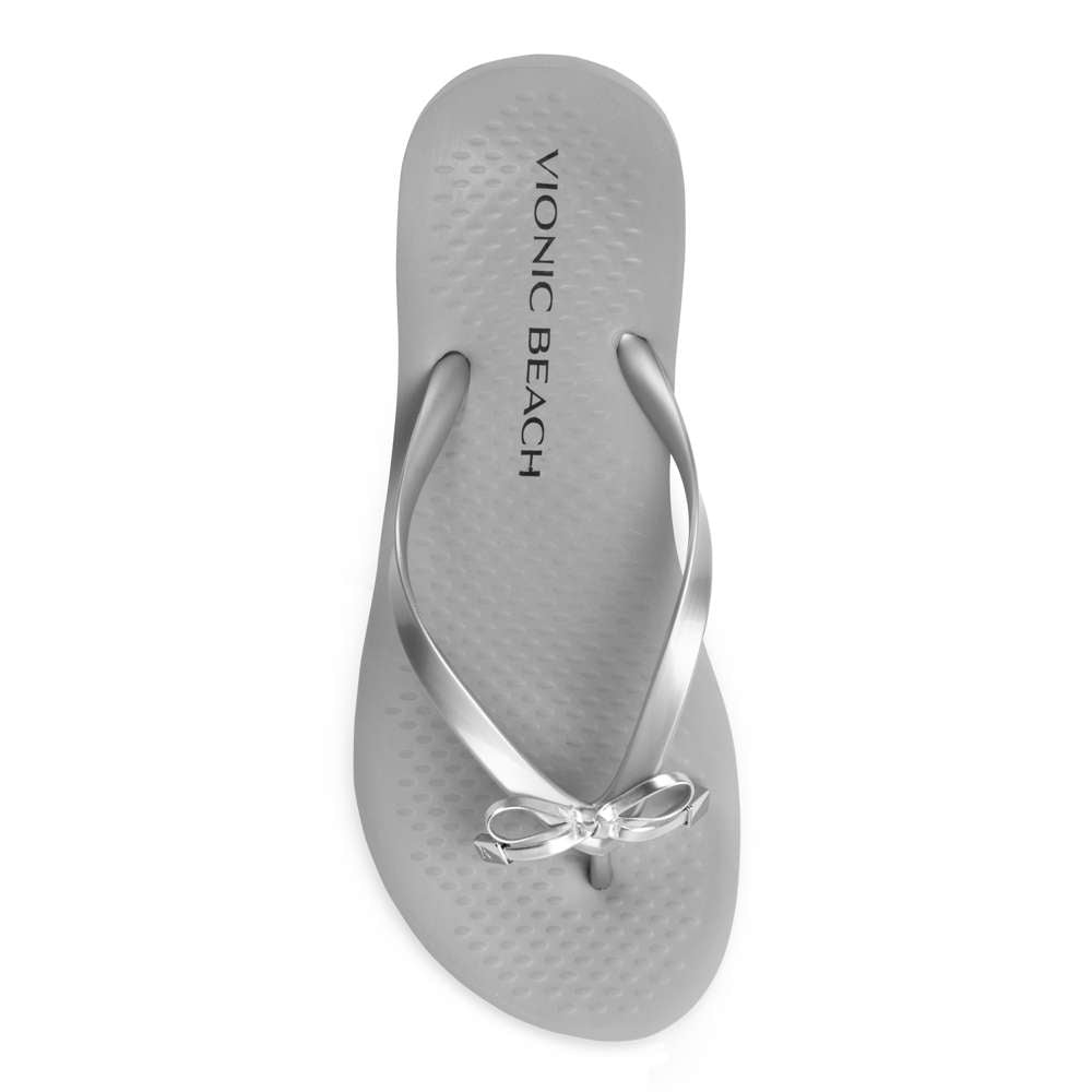 Bells Toe Post Sandal - Grey/Silver