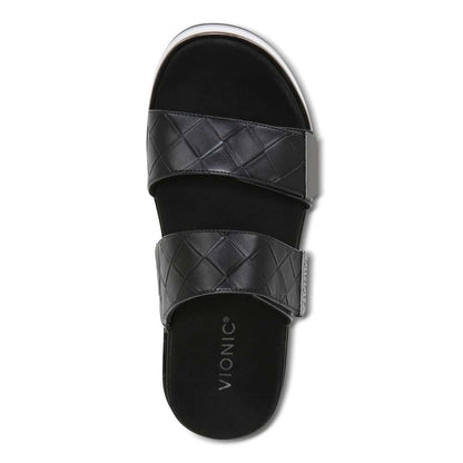 Brandie Flatform Slide Sandal - Black