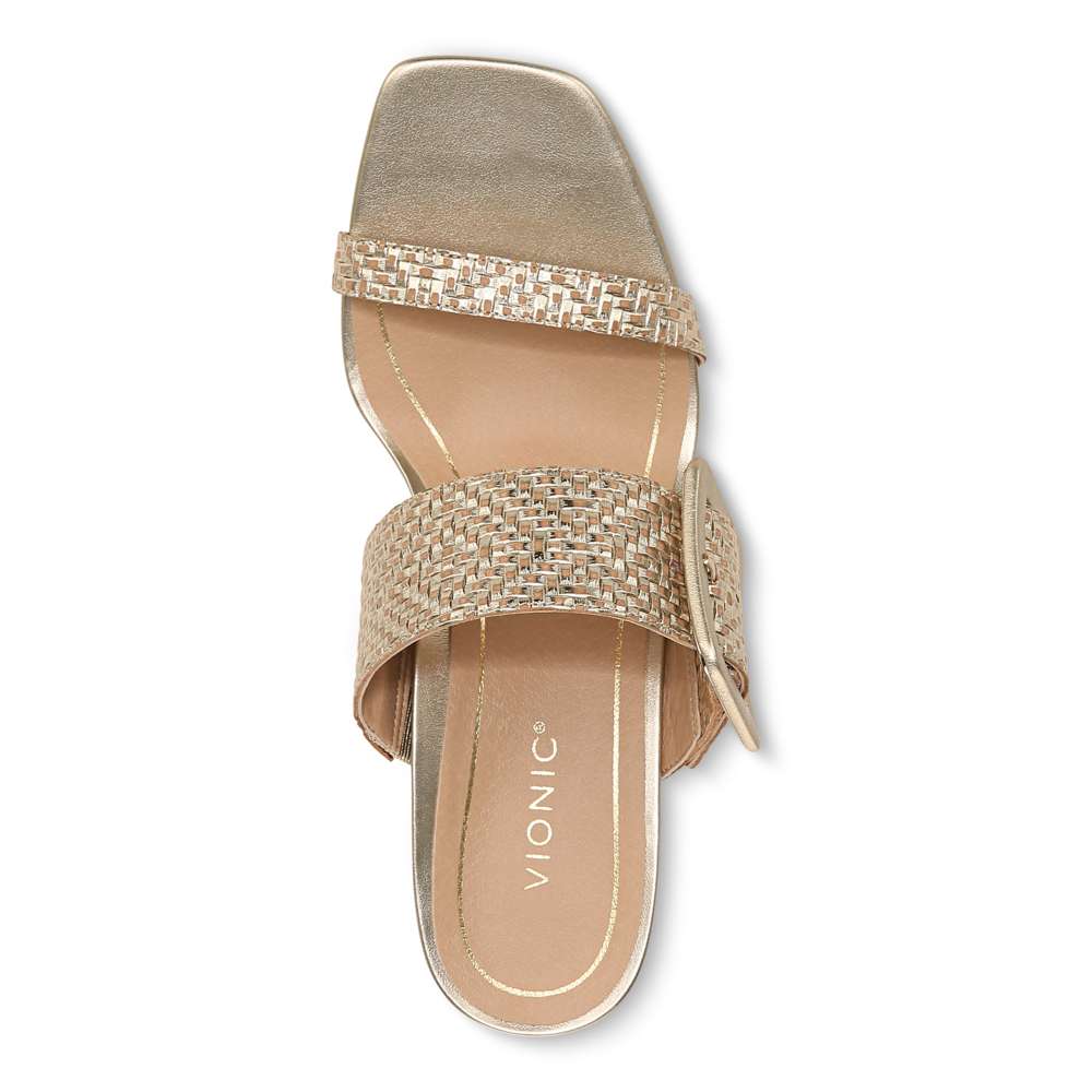 Brookell Heeled Sandal - Gold