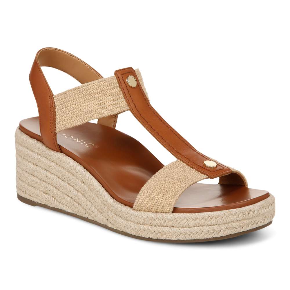 Calera Wedge - Camel Leather