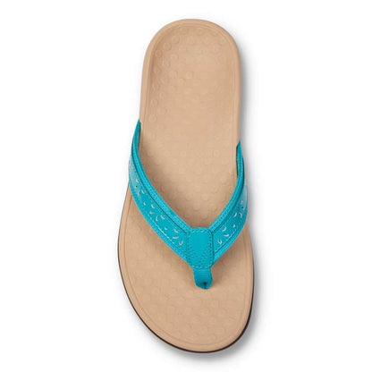 Casandra Toe Post Sandal - Teal