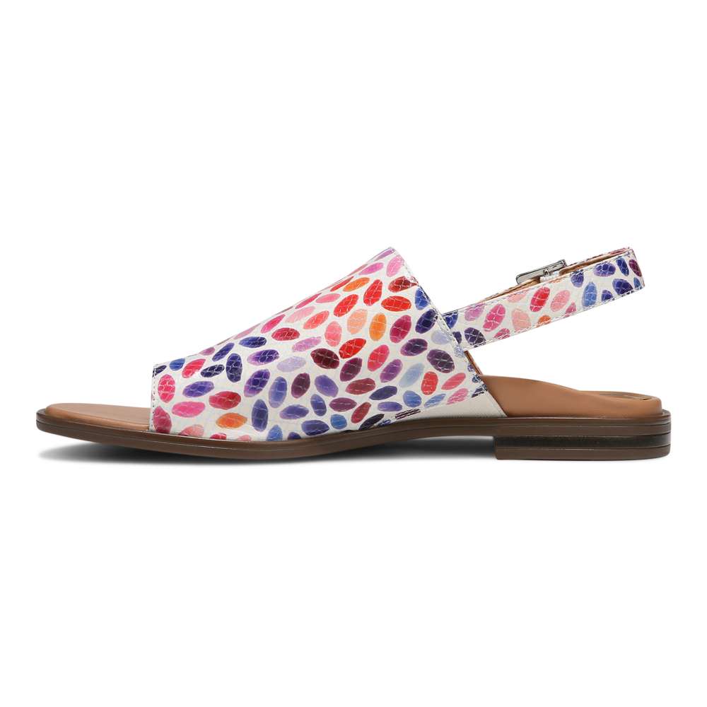 Ella Sandal - White Multi Confetti
