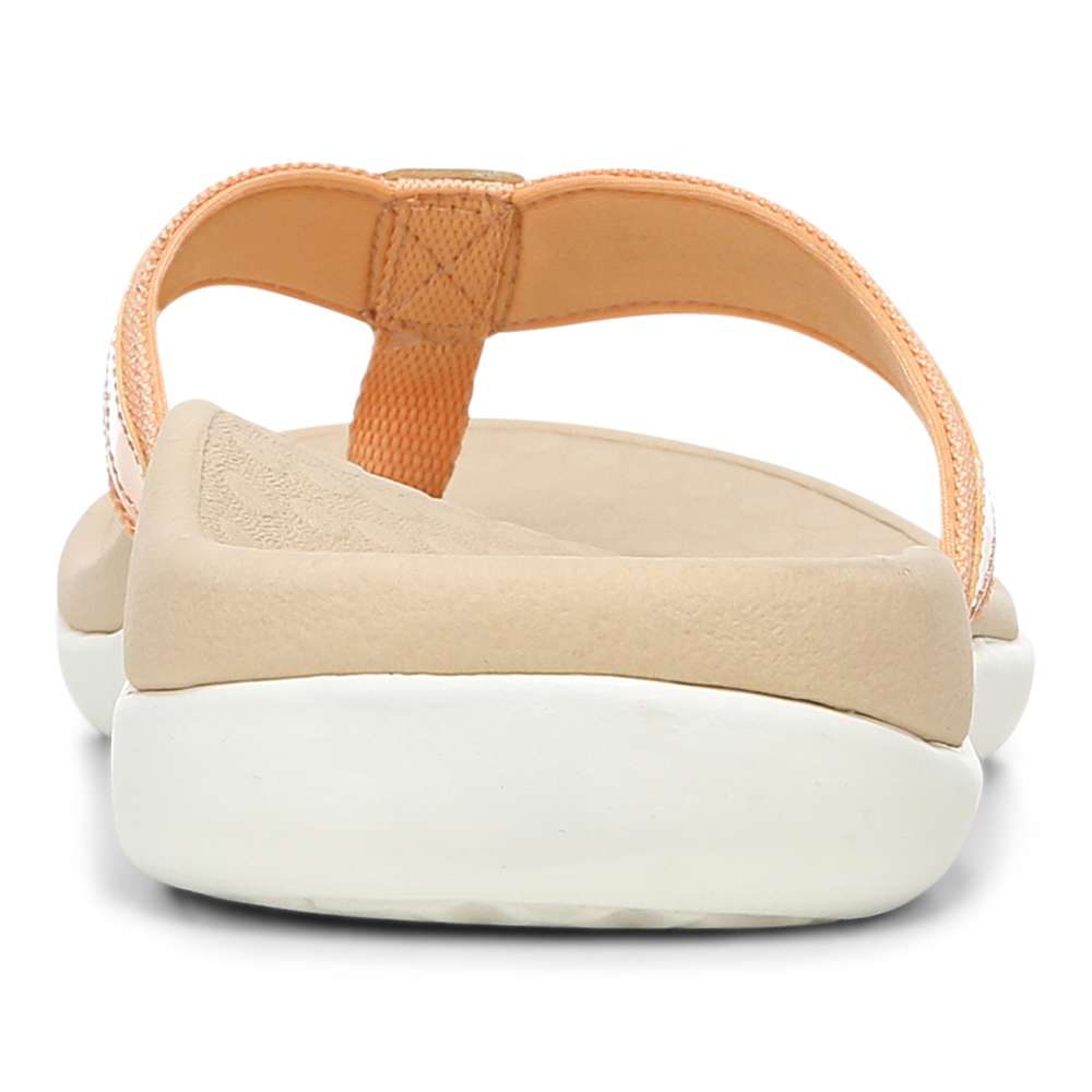 Islander Toe Post Sandal - Apricot