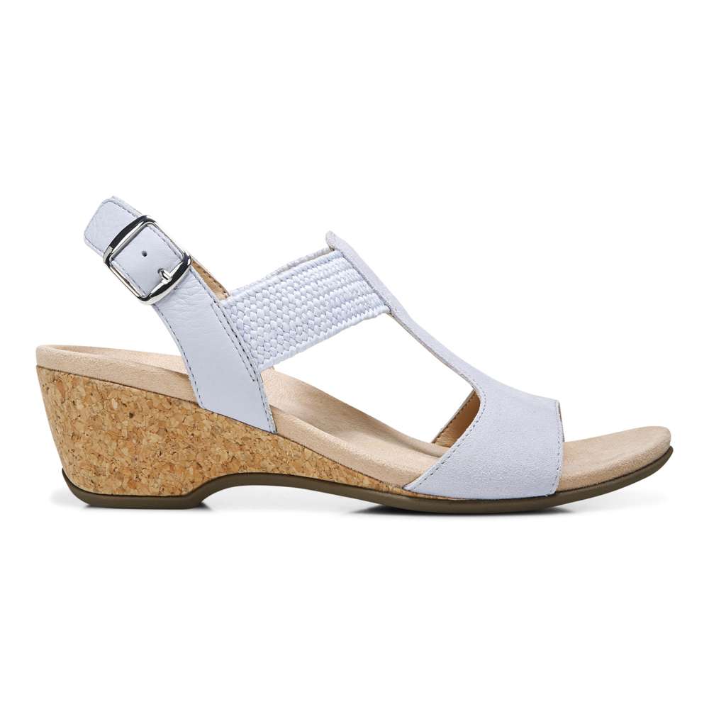 Kaytie Wedge Sandal - Blue Haze
