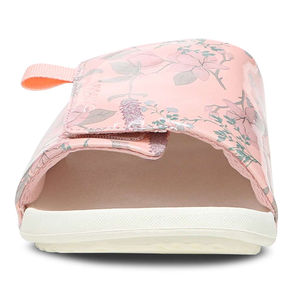 Keira Slide Sandal - Peach