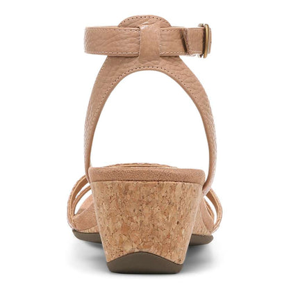 Orlanda Wedge Sandal - Macaroon Pearl Snake