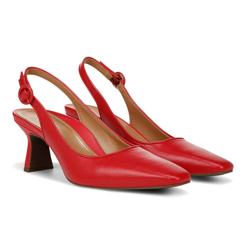 Perris Slingback Heel - Red