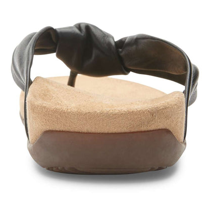 Pippa Toe Post Sandal - Black