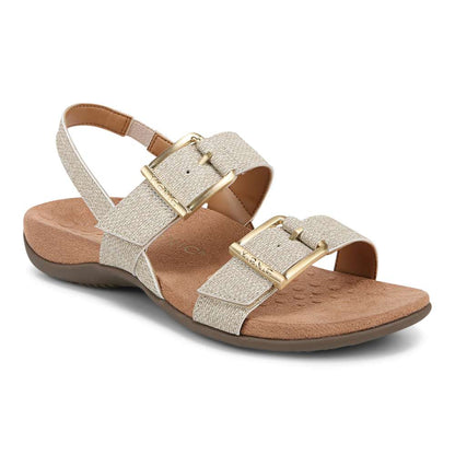 Reese Backstrap Sandal - Oatmeal