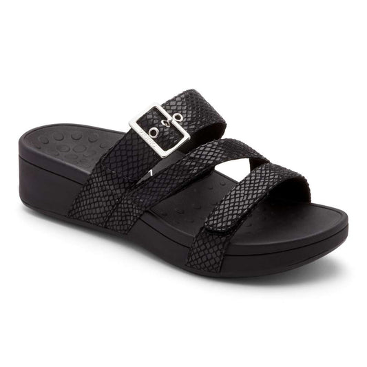 Rio Platform Sandal - Black Snake