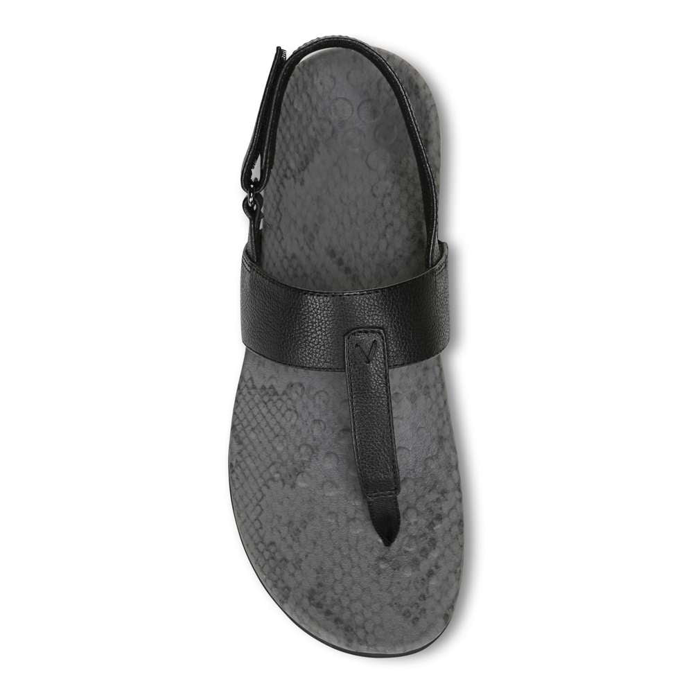 Tala T-Strap Sandal - Black