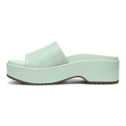 Trista Flatform Slide - Menta Patent