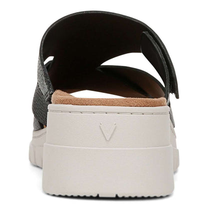 Uptown Sunset Wedge - Black Tumbled