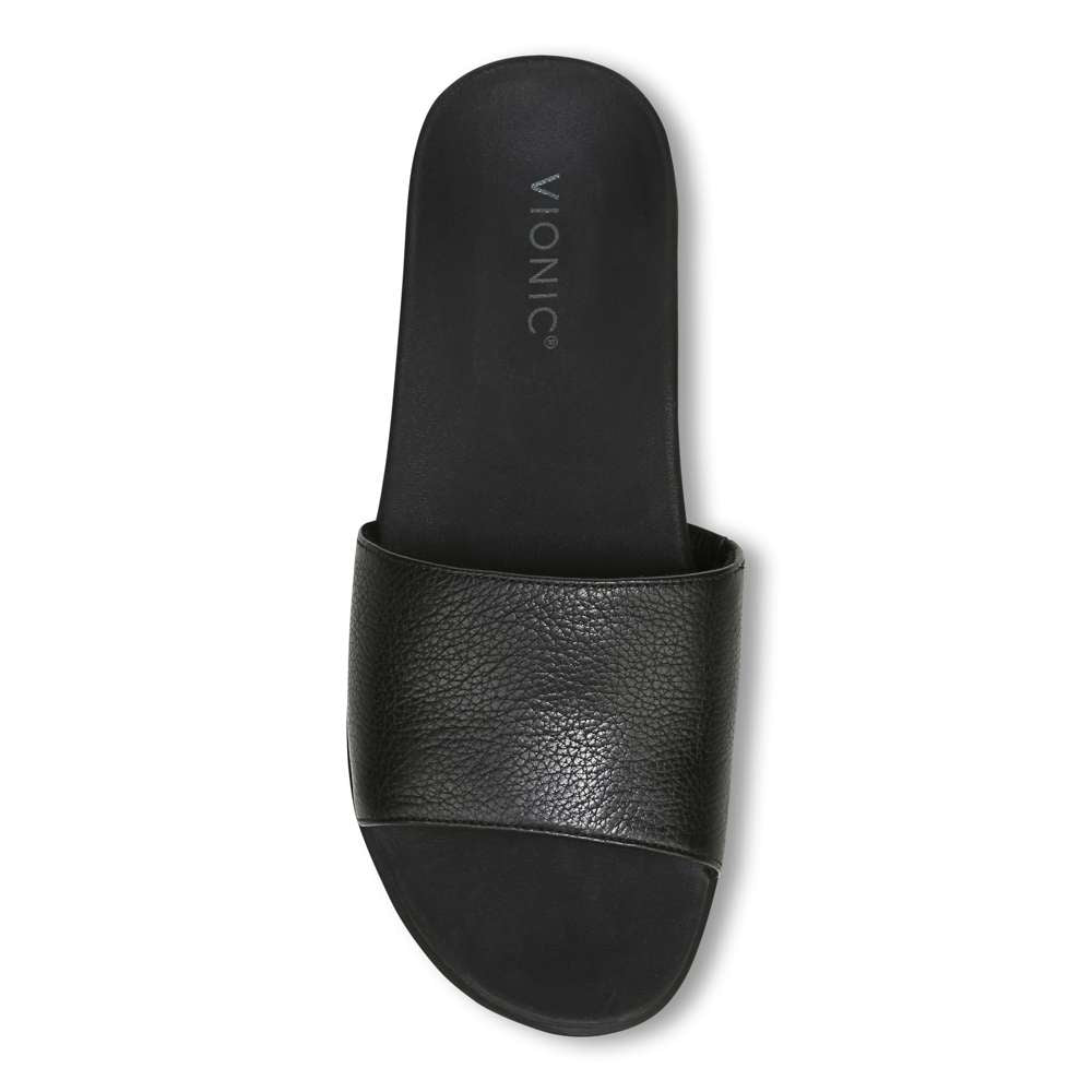 Val Slide Sandal - Black