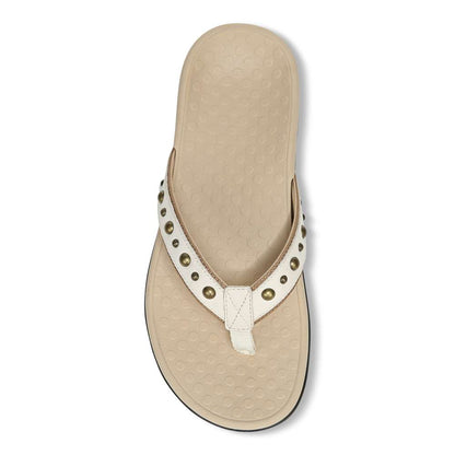 Vanessa Toe Post Sandal - Cream