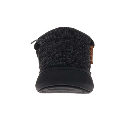 Hipster Suede Slip On - Black