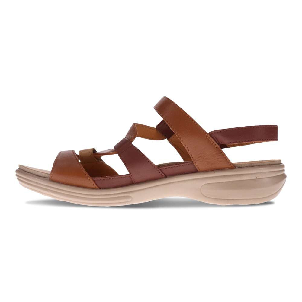 Miami Adjustable Sandal - Tan Multi